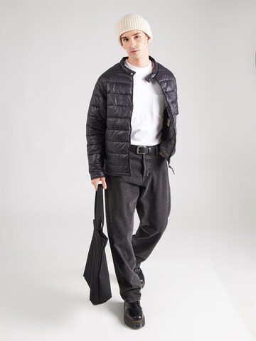 JACK & JONES Демисезонная куртка 'JJMAC' в Черный