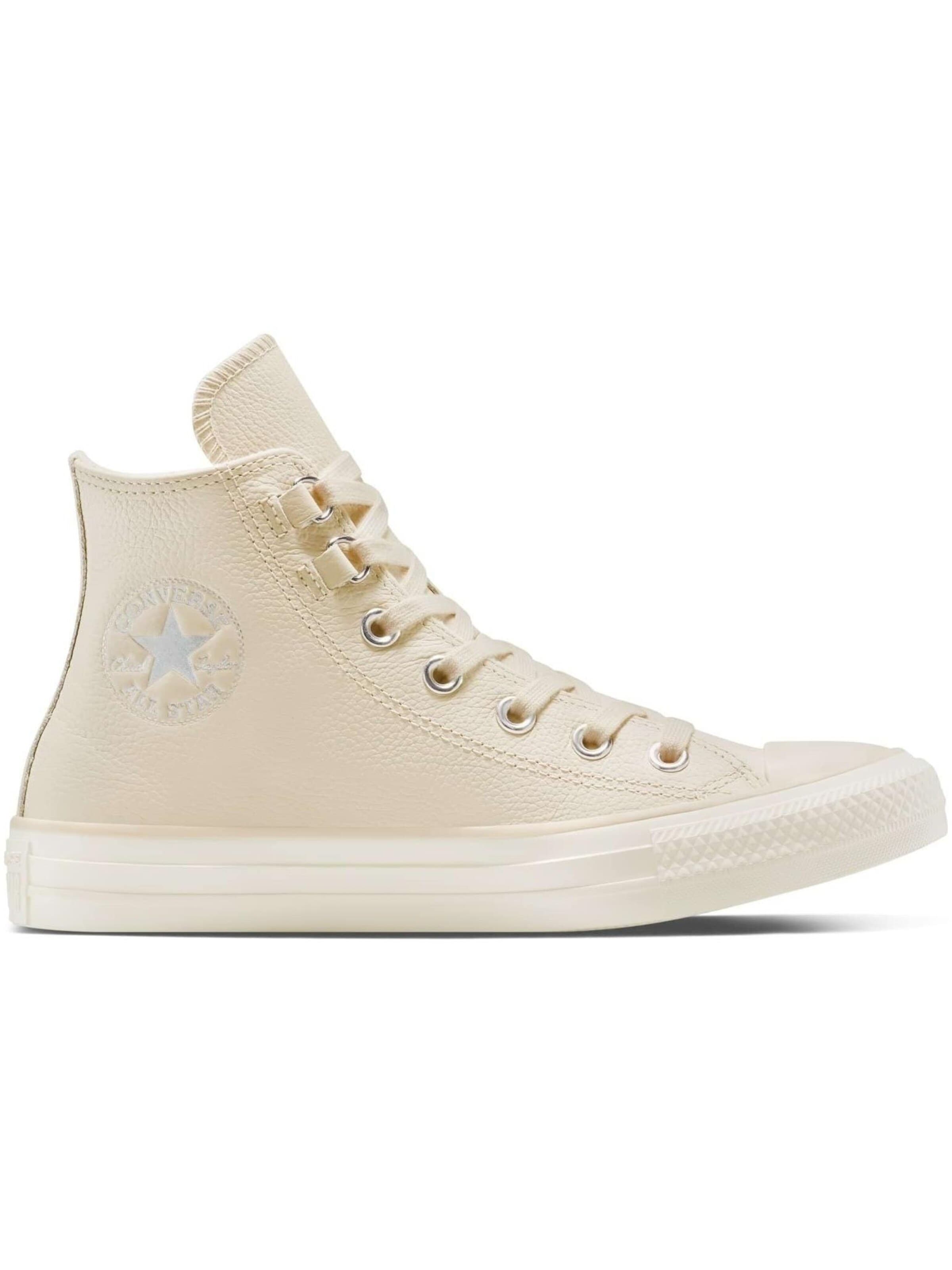 CONVERSE - Zapatillas deportivas altas en beige: frente