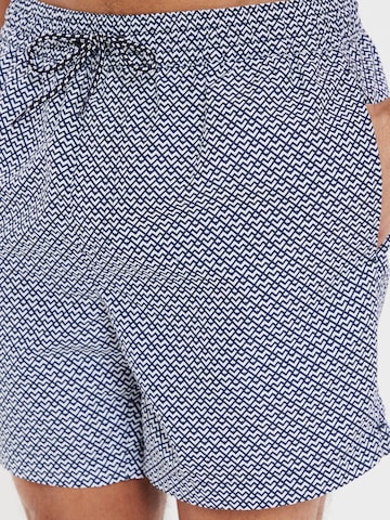 Threadbare Plavecké šortky 'Fossil' - Modrá