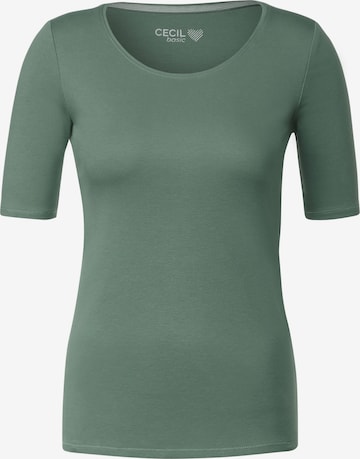 T-shirt 'Lena' CECIL en vert : devant