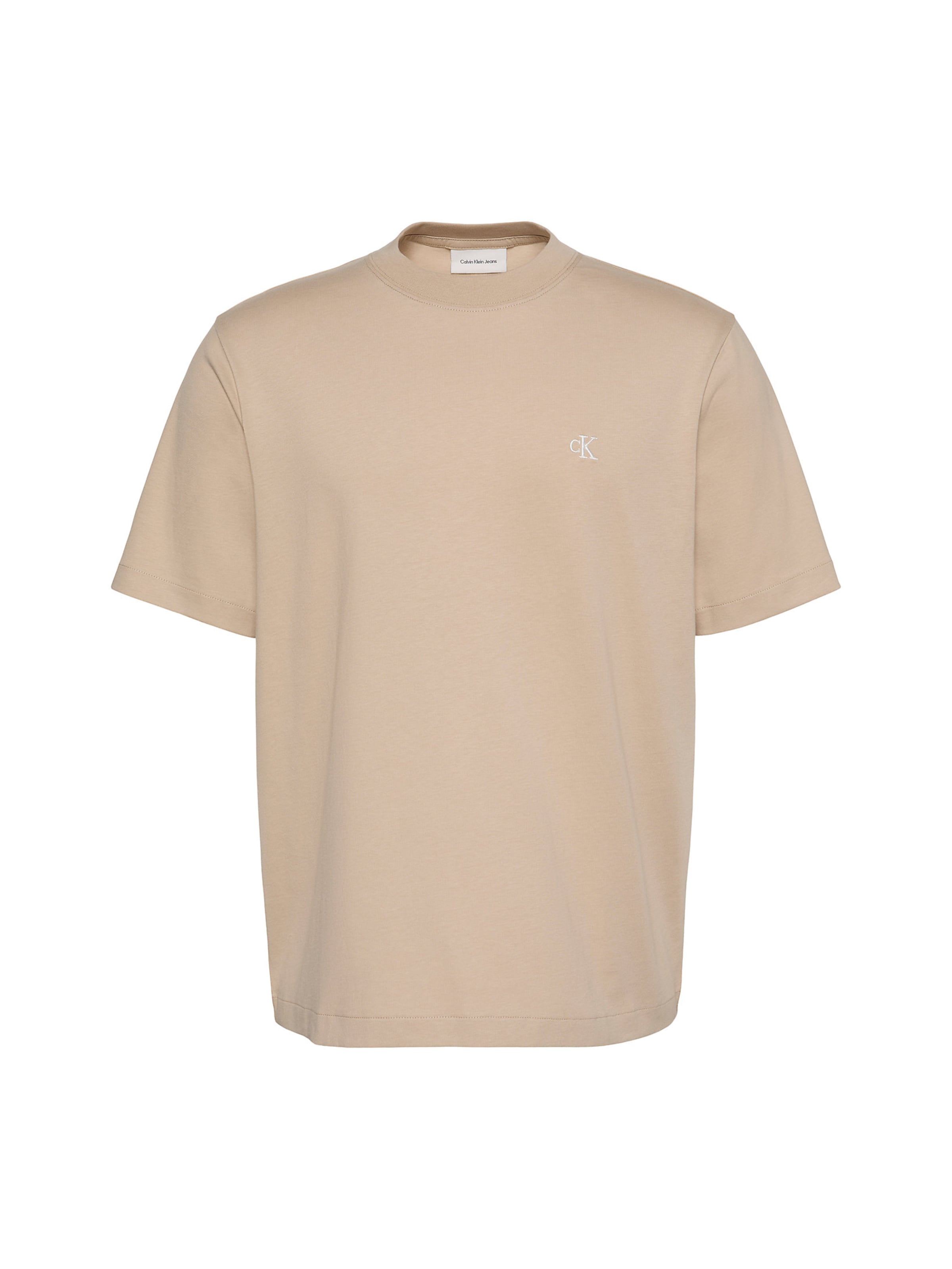 Calvin Klein Jeans Shirt in Beige: voorkant