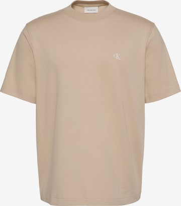 Calvin Klein Jeans Shirt in Beige: front