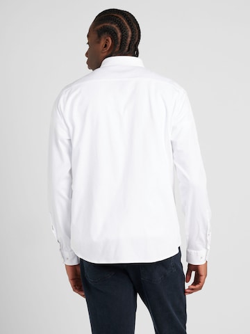 BOSS GreenRegular Fit Košulja 'B_Motion_L' - bijela boja