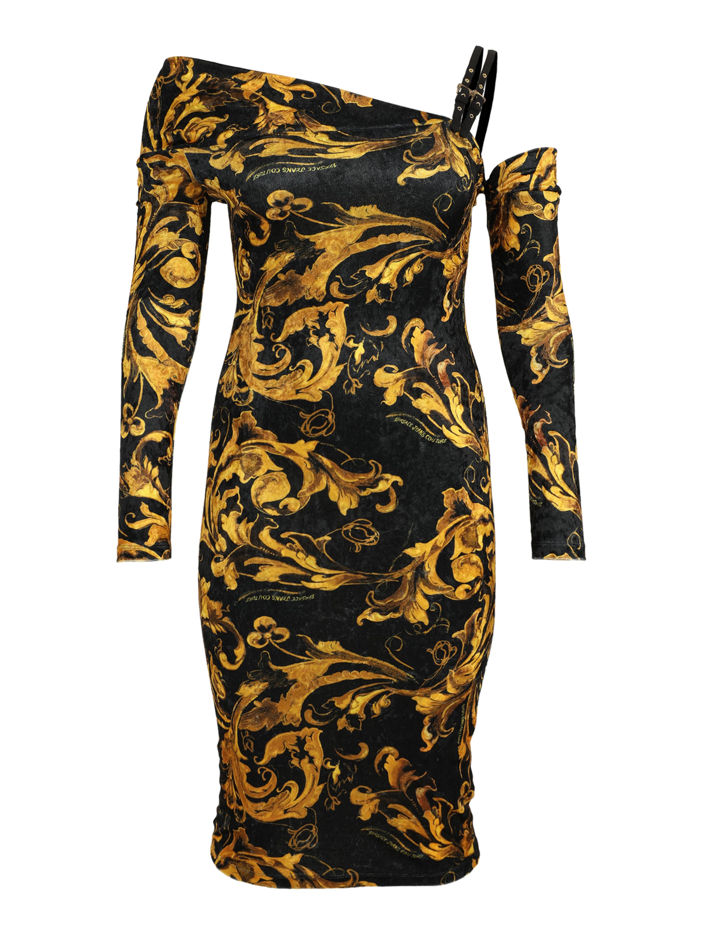 Versace Jeans Couture Φόρεμα σε μαύρο: μπροστά