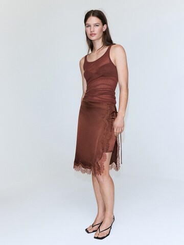 MANGOSuknja - smeđa boja