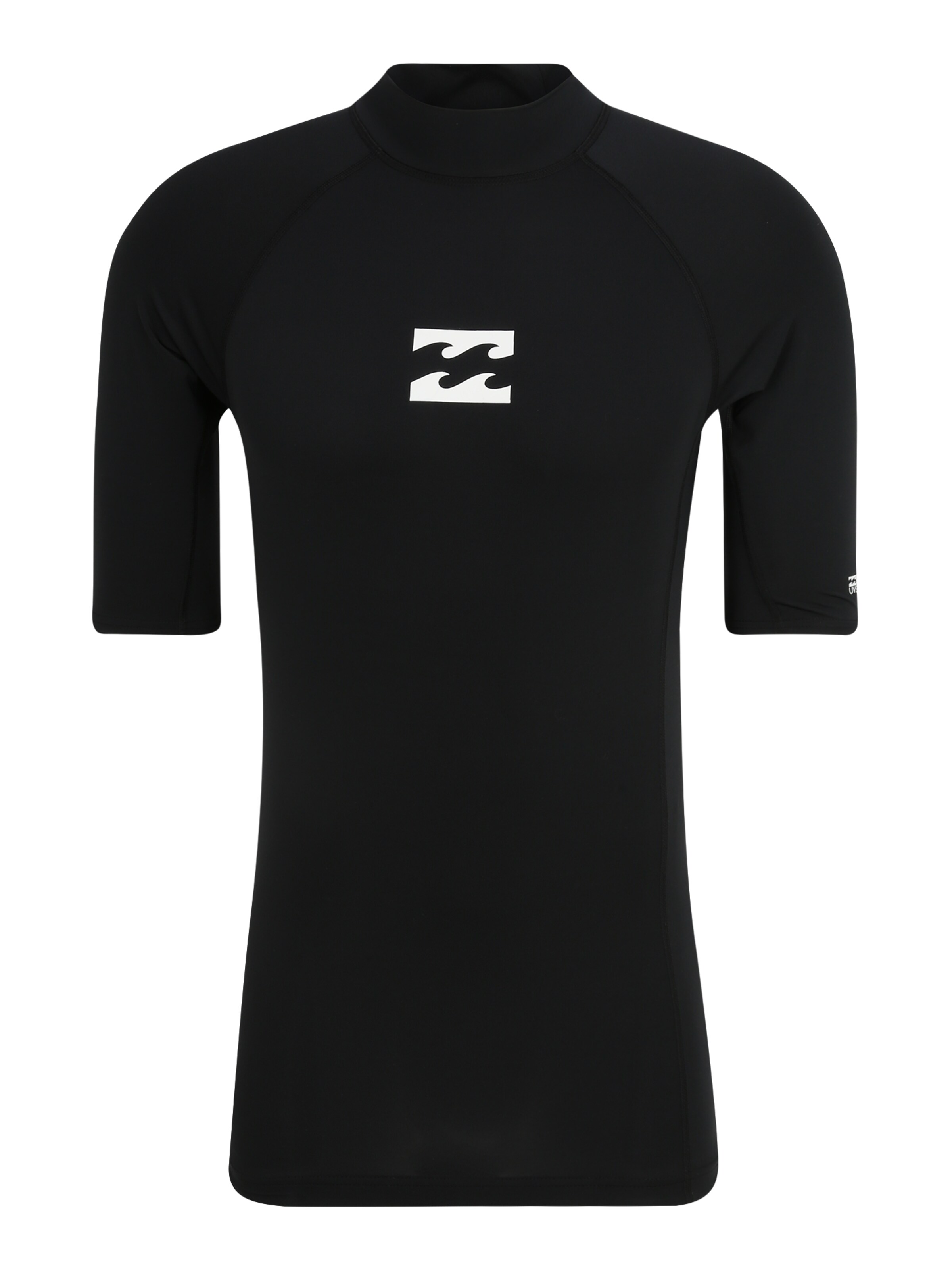 BILLABONG Funkcionális felső 'WAVES ALL DAY' - fekete: elől