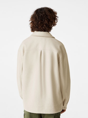 Bershka Between-Season Jacket in Beige