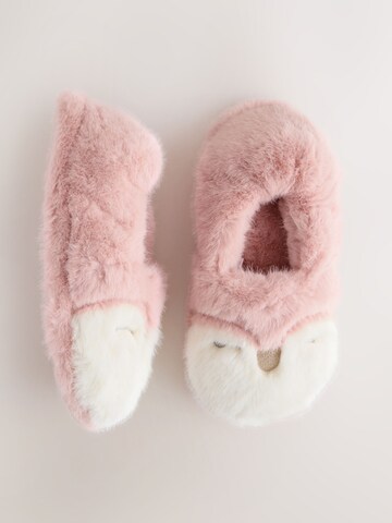 Next Домашни пантофи в розово