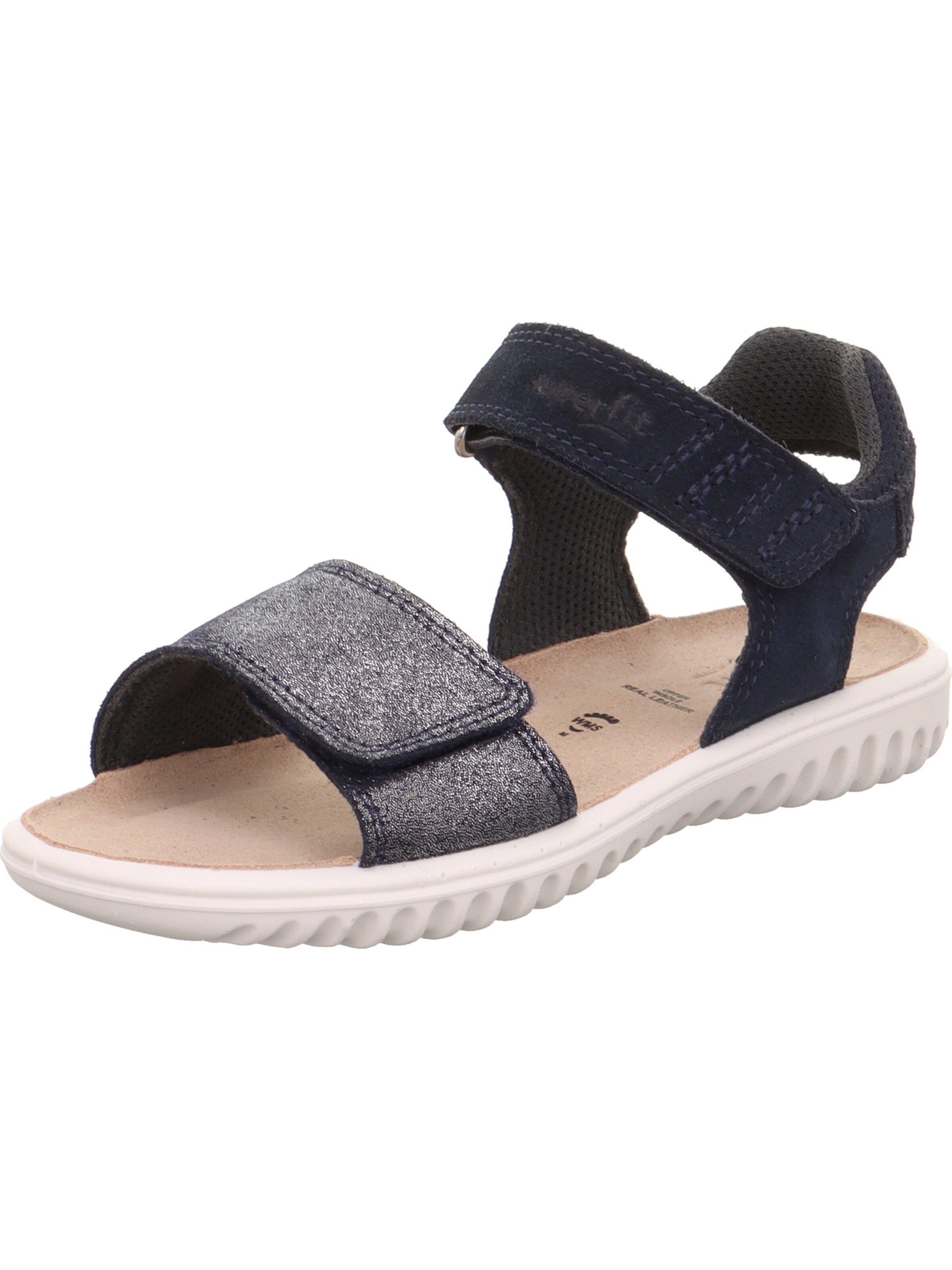 SUPERFIT Sandale 'Sparkle' in Blau: Vorderseite