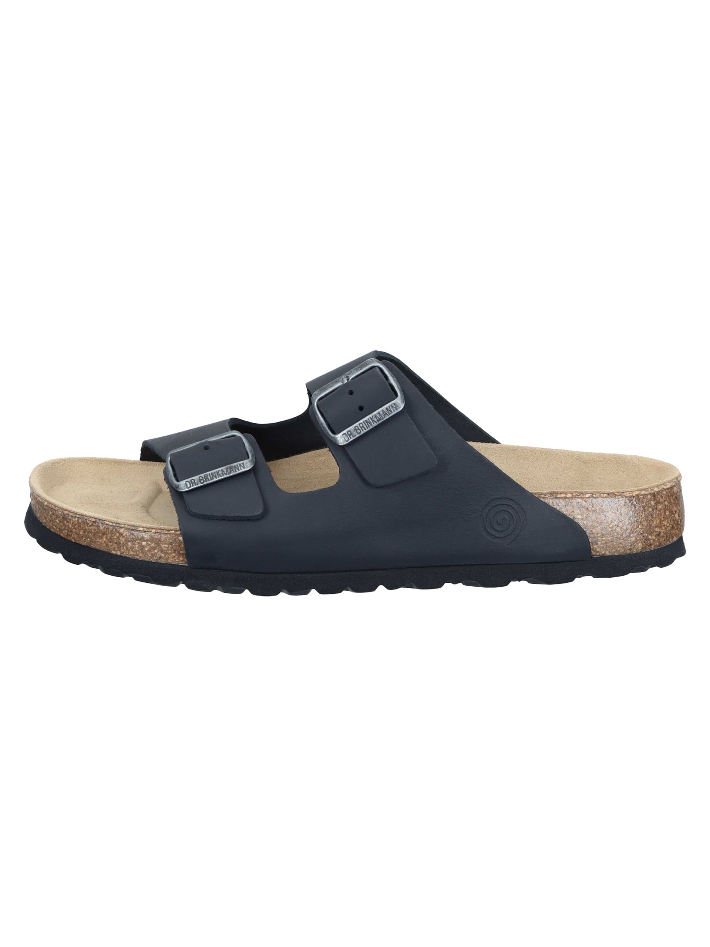DR. BRINKMANN Pantolette 'Bonillo'‌‌‌‌‌ in Schwarz: Vorderseite