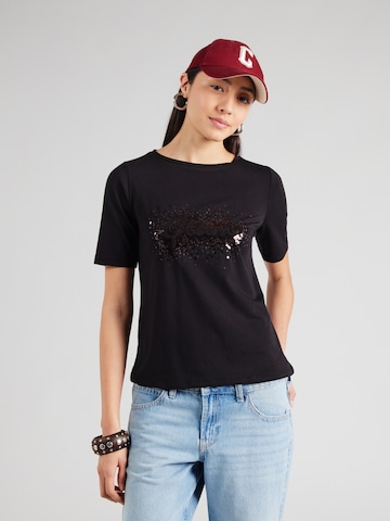 T-shirt MORE & MORE en noir : devant