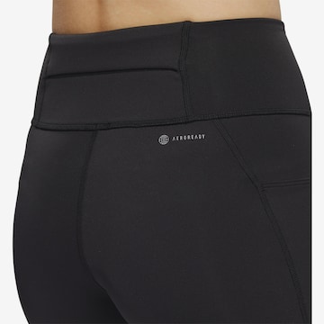 Skinny Pantalon de sport 'DailyRun' ADIDAS PERFORMANCE en noir