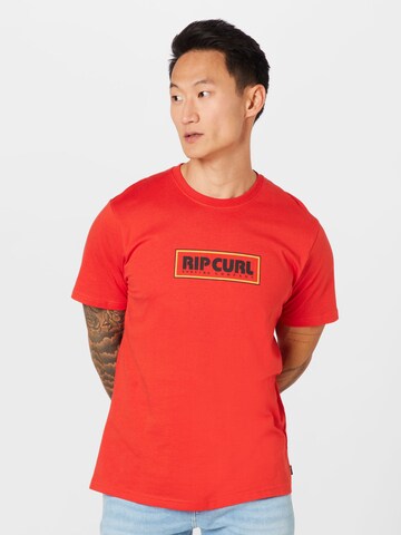 RIP CURL T-shirt 'BIG MUMMA' i röd: framsida