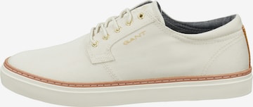 GANT Sporty snøresko i beige