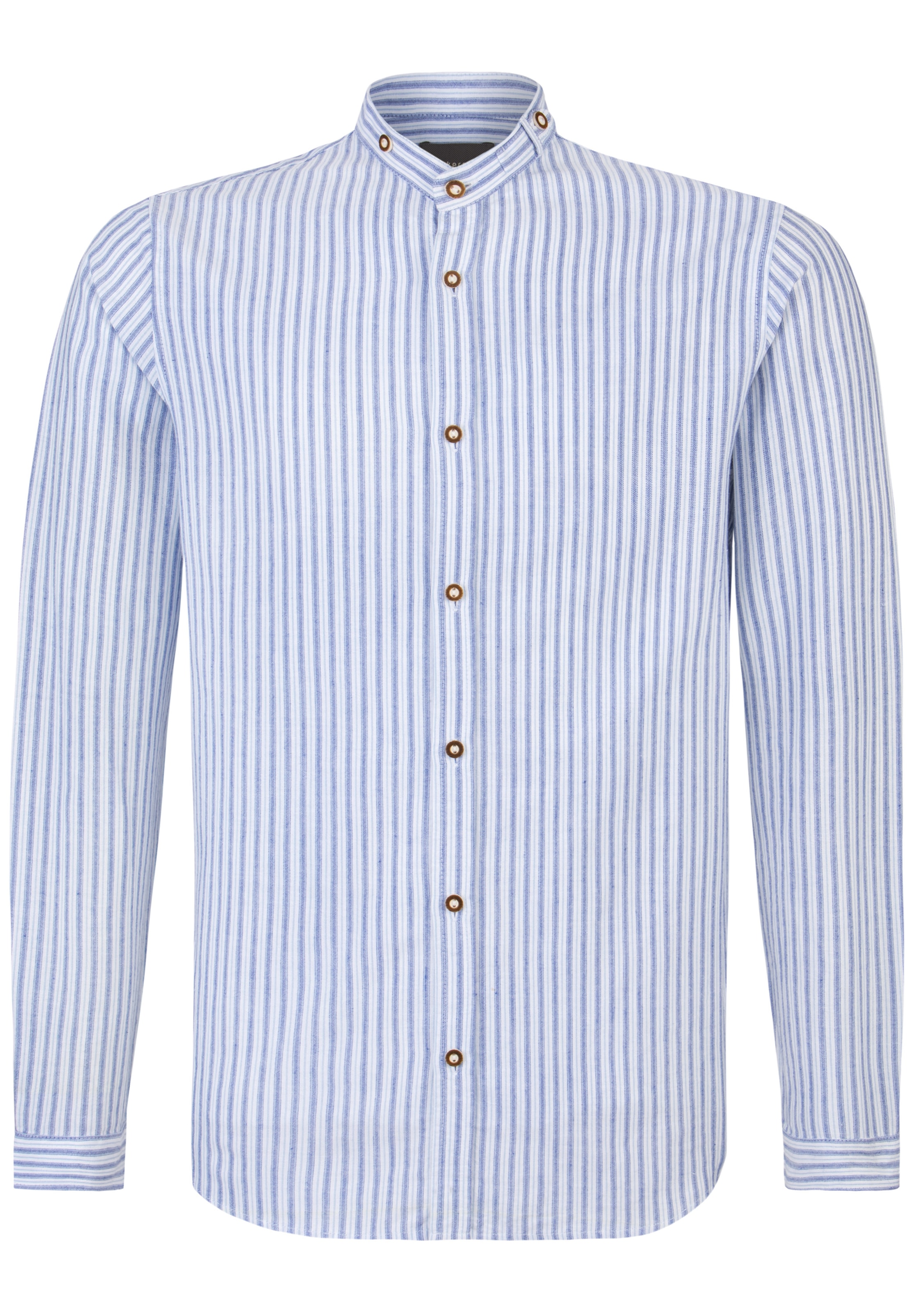 STOCKERPOINT Regular fit Klederdracht overhemd 'Dominik' in Blauw: voorkant