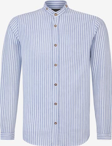 STOCKERPOINT Regular fit Klederdracht overhemd 'Dominik' in Blauw: voorkant