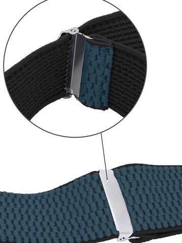 Fabio Farini Hosenträger 'X Form' in Blau