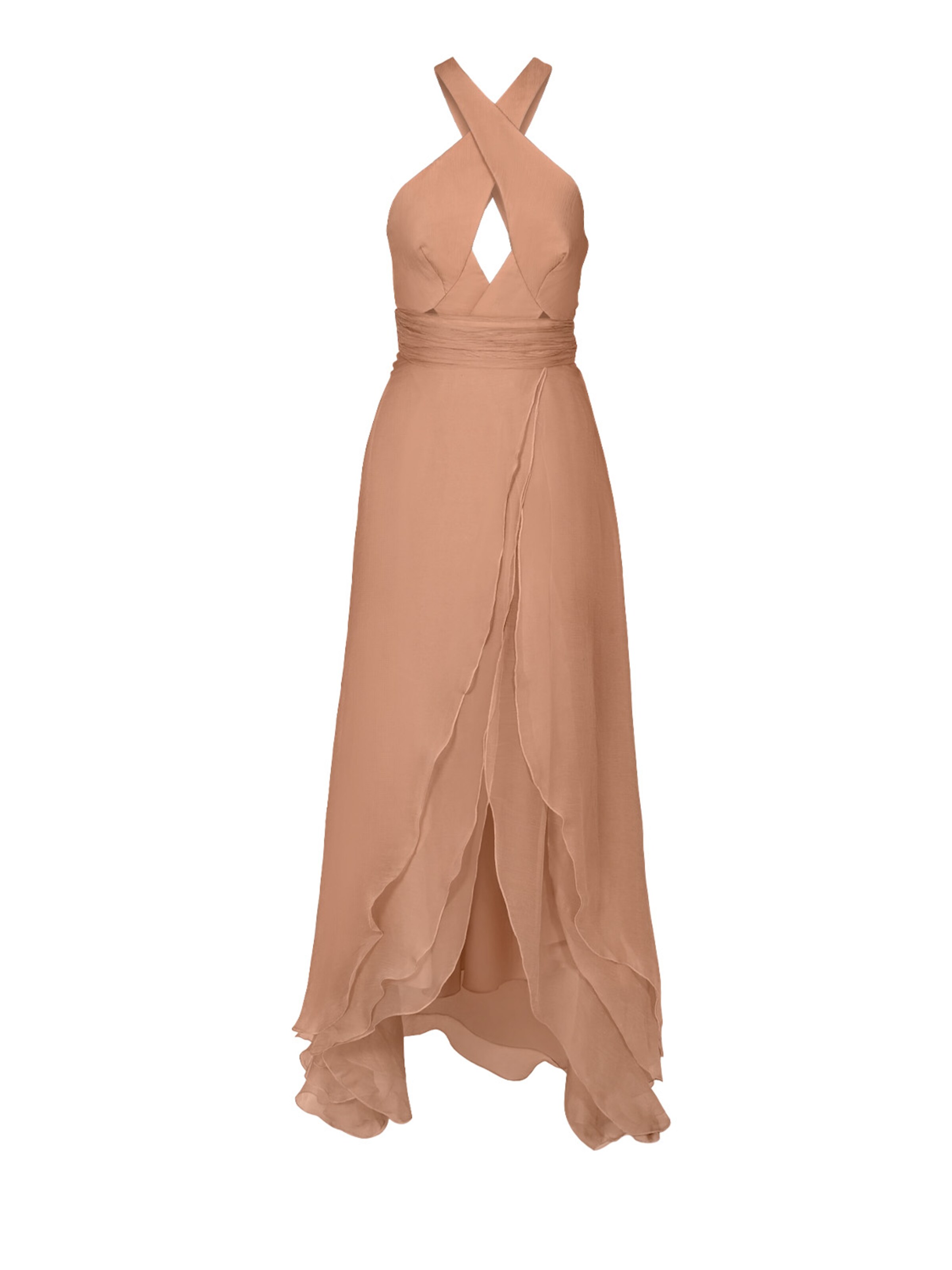 Robe 'Tiara' Anse Victorin en beige : devant