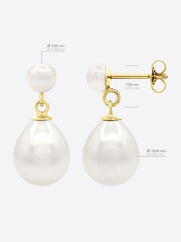 Boucles d'oreilles 'LEVALLOIS' Ateliers Saint Germain en jaune