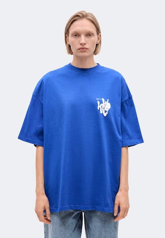 Karo Kauer T-Shirt in Blau