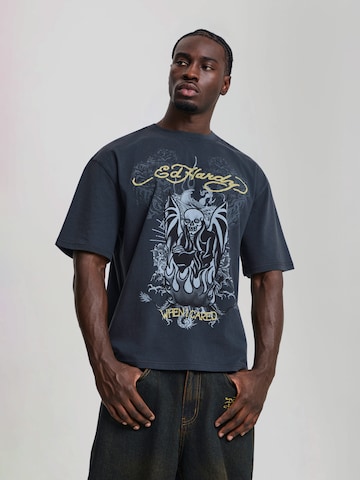 Ed Hardy Paita 'When I Cared' värissä musta