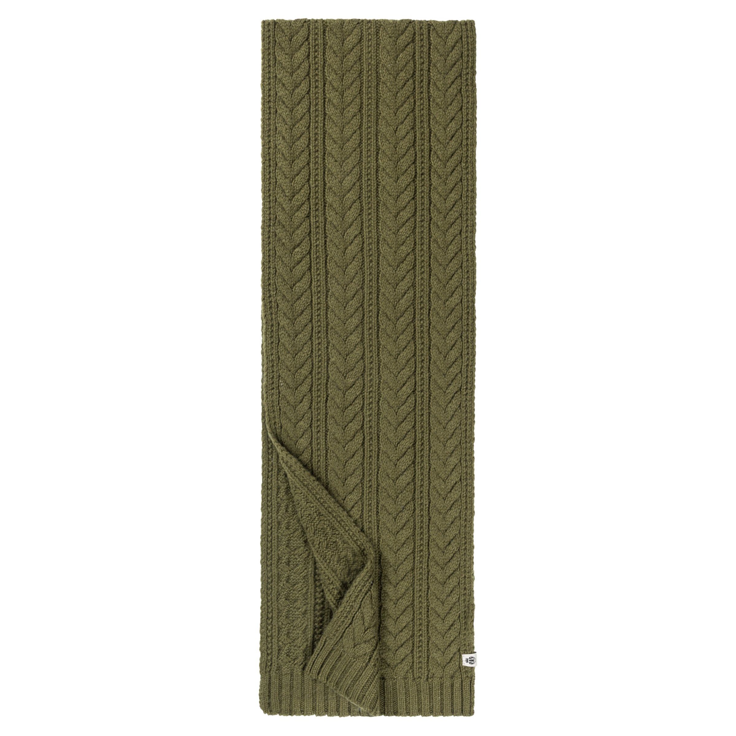 Sciarpa 'Cashmere Twist' di Roeckl in verde: frontale
