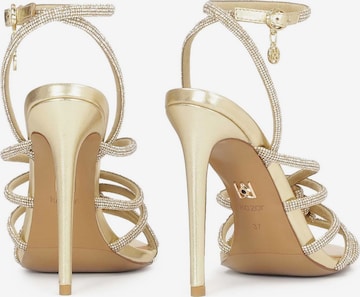 Kazar Strap Sandals in Gold