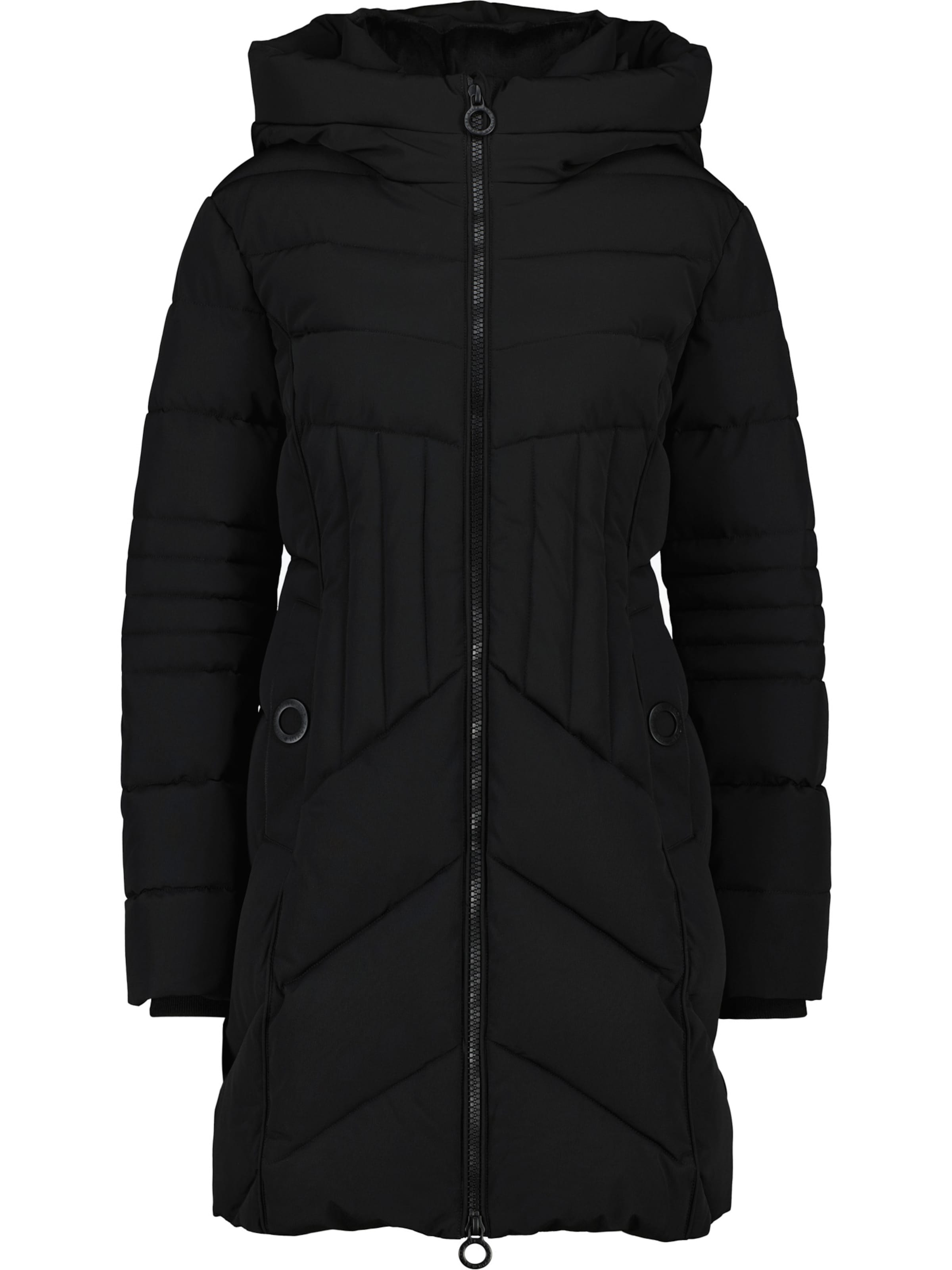 alife & kickin Χειμερινό παλτό σε μαύρο: μπροστά