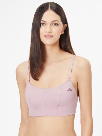 ADIDAS SPORTSWEAR Bustier DamSport-BH  'YO STO'A' in Lila: predná strana