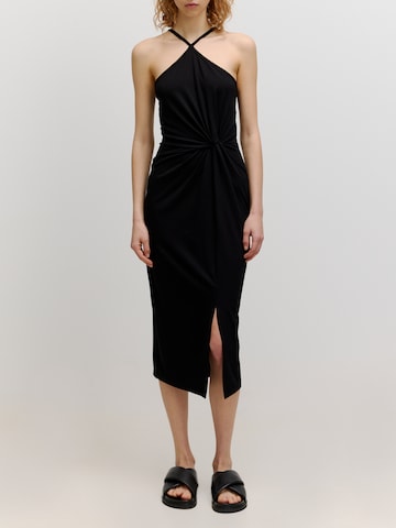 EDITED Sukienka 'Merit' w kolorze czarny: przód