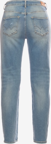 Le Temps Des Cerises Slimfit Jeans in Blauw