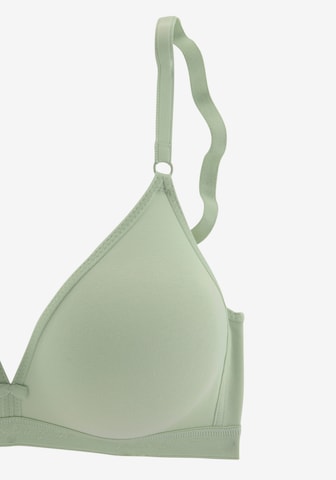 PETITE FLEUR T-shirt Bra '2x weiß, 1x grün' in Green