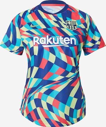 zils NIKE Sportiska stila krekls 'FC Barcelona Pre-Match': no priekšpuses