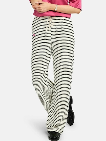 Regular Pantalon ' SUS-WIDE ' Liberte Essentiel en noir : devant