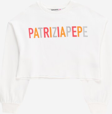 PATRIZIA PEPE Sweatshirt in Weiß: predná strana