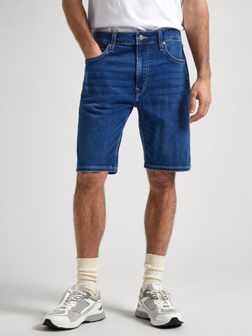 Pepe Jeans Regular Pants in Blue: front