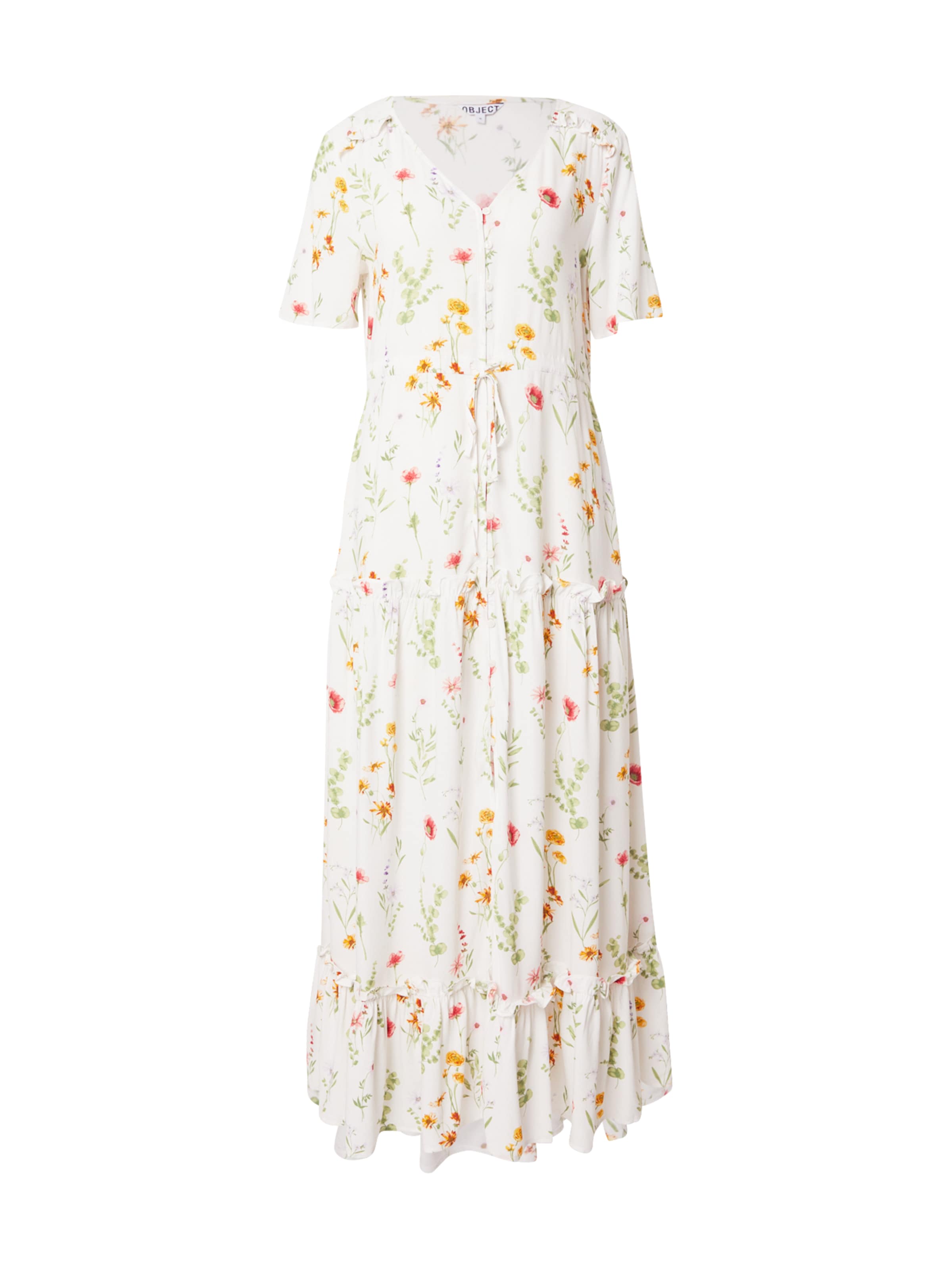 OBJECT Kleid 'OBJLORENA' in Weiß: Vorderseite