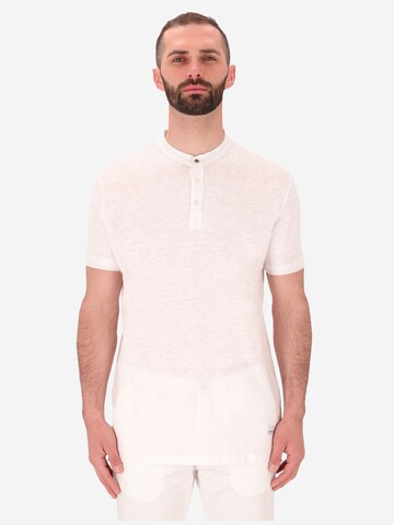 Distretto12 Shirt 'Royan' in Wit: voorkant