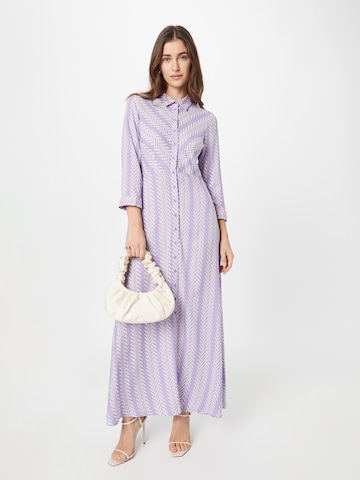 Y.A.S Shirt Dress 'Savanna' in Purple