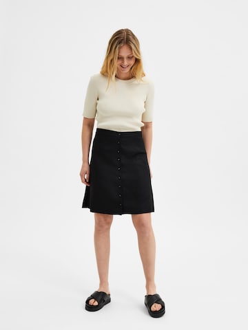 SELECTED FEMME Skirt 'Gulia' in Black