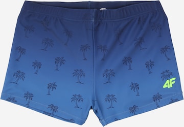 4F Junior Urheilullinen uima-asu värissä sininen: etupuoli