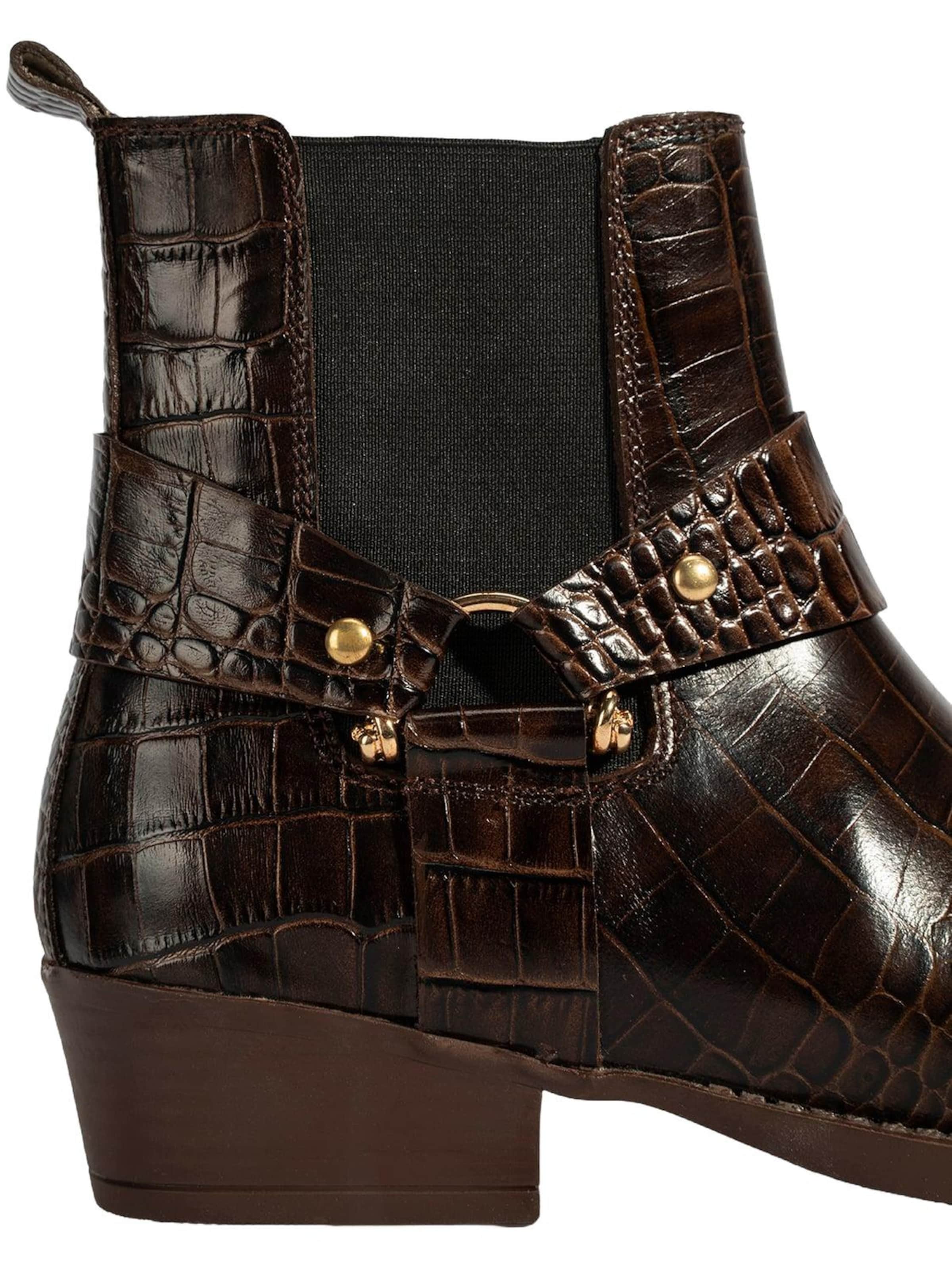 Desa Boots 'Stiefeletten' in Bruin