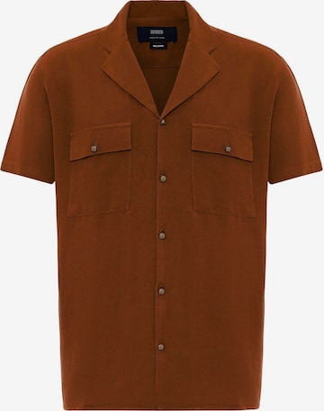 Camicia di Antioch in marrone: frontale