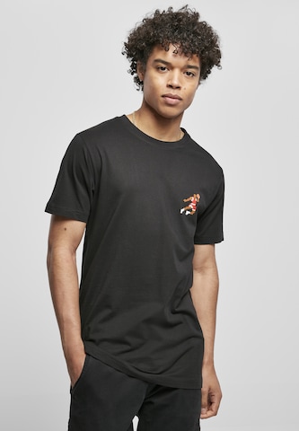 T-Shirt Mister Tee en noir : devant