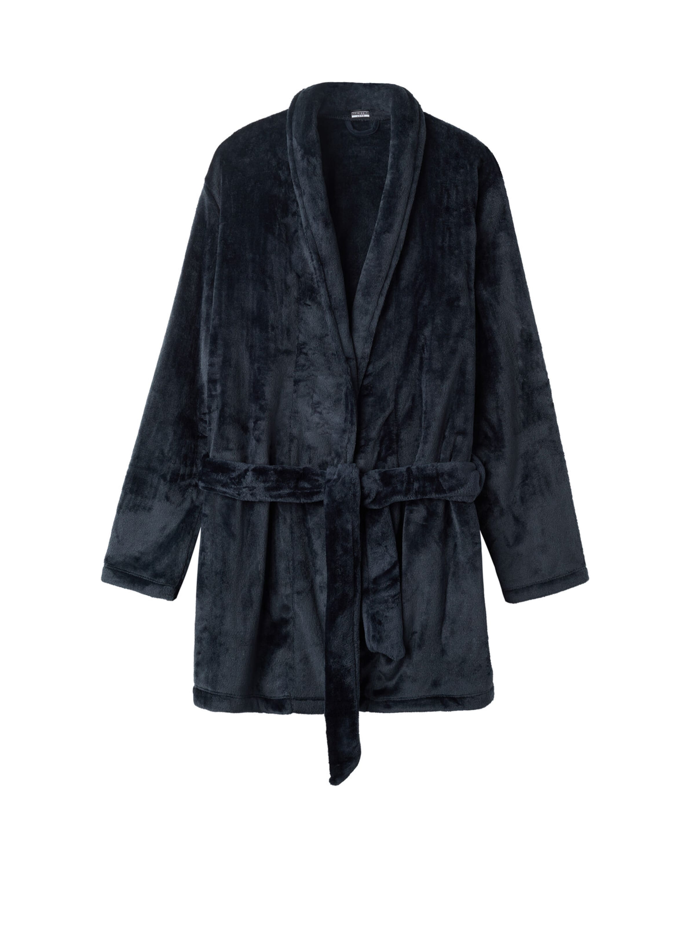 IUMAN Intimissimi Uomo Short Bathrobe in Blue: front