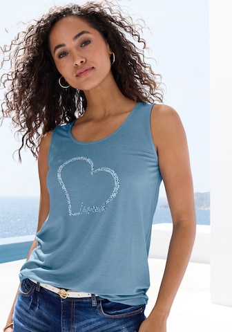 LASCANA Top in Blue: front