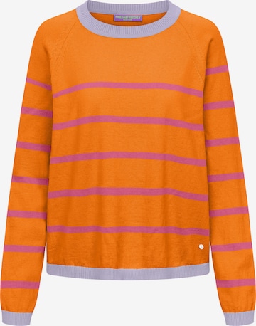 Frieda & Freddies NY Pullover in Orange: Vorderseite
