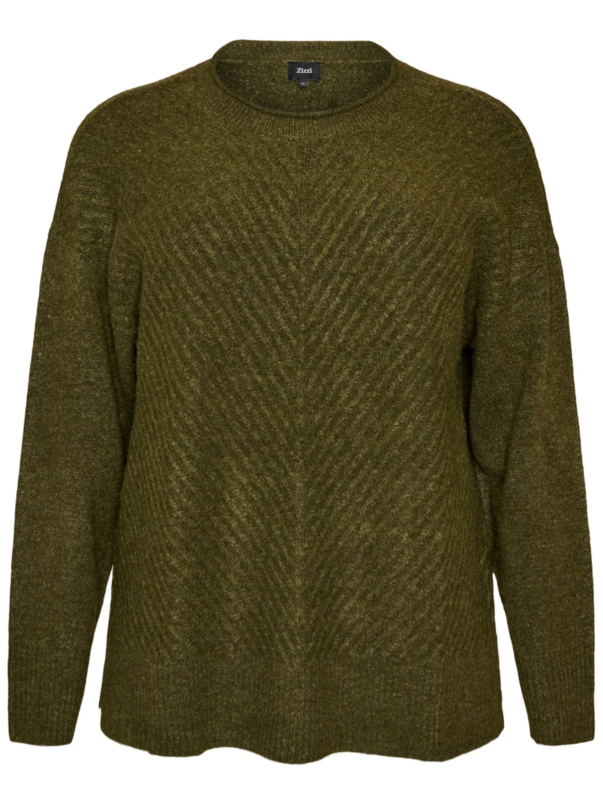 Zizzi Pullover i grøn: forside
