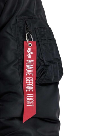ALPHA INDUSTRIES Between-Season Jacket 'MA-1 D-Tec' in Black