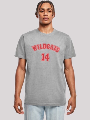 T-Shirt 'Disney High School Musical The Musical Wildcats 14' F4NT4STIC en gris : devant